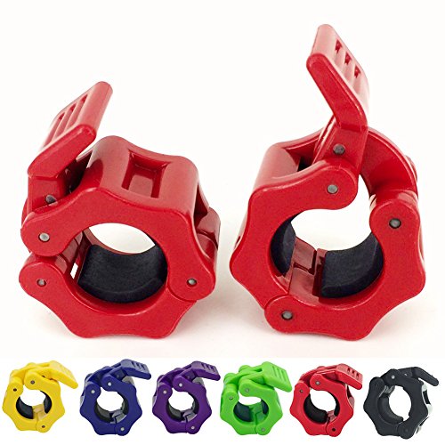 1 Inch Barbell Clamps Clip Quick Release Locking Barbells for Standard Bar - Everyday Crosstrain