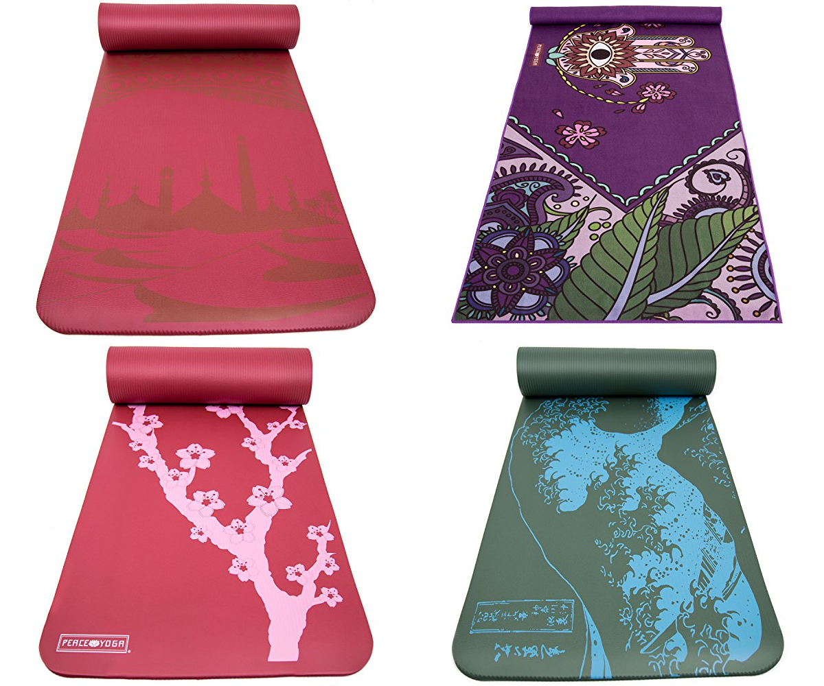 Printed Yoga Mat Extra Thick Exercise Mat. Choose Your Design. Extra Thick NBR - Everyday Crosstrain
