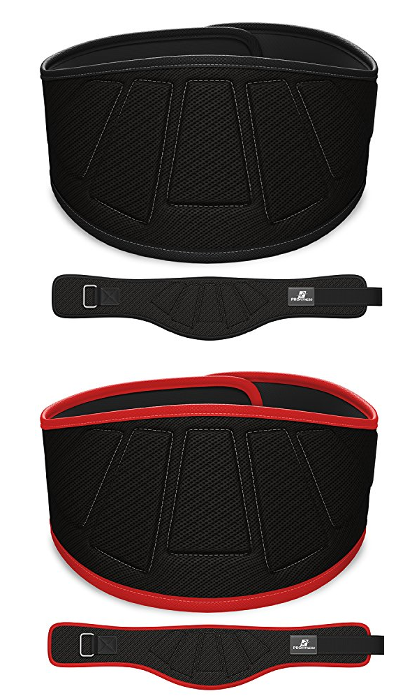 Weightlifting Belt (6-Inch-Wide) Proper Weight lifting Form -Unisex Back Support - Everyday Crosstrain