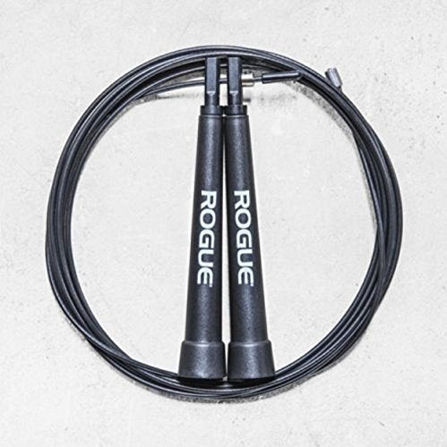 Durable Speed Rope with 10' Adjustable black-coated cable for smooth turning
