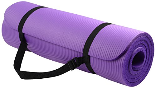 All-Purpose Extra Thick High Density Anti-Tear Yoga Mat with Carrying Strap - Everyday Crosstrain