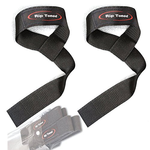 Lifting Wrist Straps (Pair) - Cotton - Neoprene Padded - Perfect For Crossfit - Everyday Crosstrain