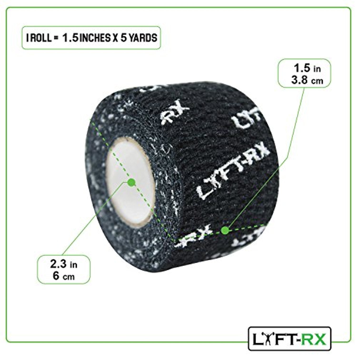  LYFT-RX Weightlifting Hook Grip Tape w/Premium