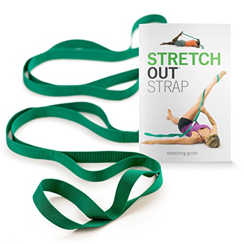 Original Stretch Out Strap with Exercise Poster. Top Choice of Athletic  Trainers