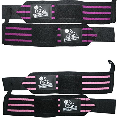 Wrist Wraps (2 Pairs/4 Wraps) 14" for Crossfit, Weightlifting and Cross Training - Everyday Crosstrain