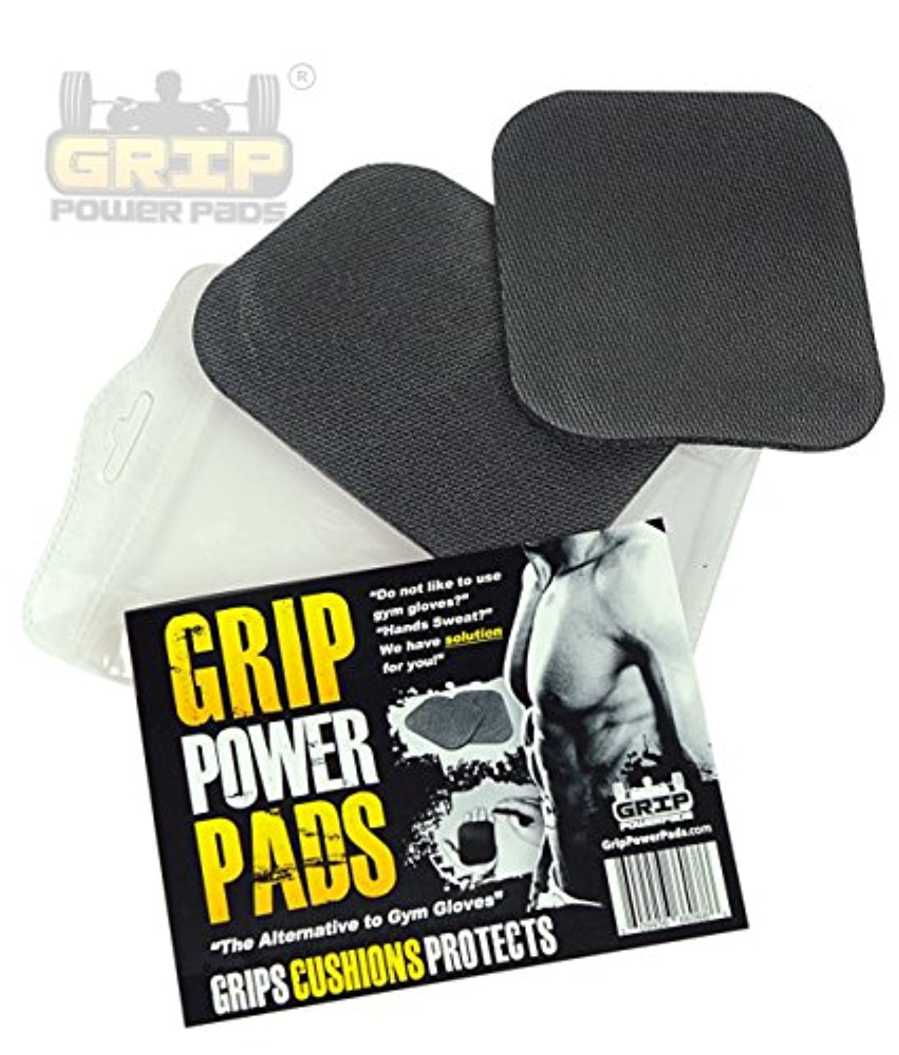 Grip Power Pads Pro - Lifting Grips The Alternative to Gym Gloves Workout Gloves