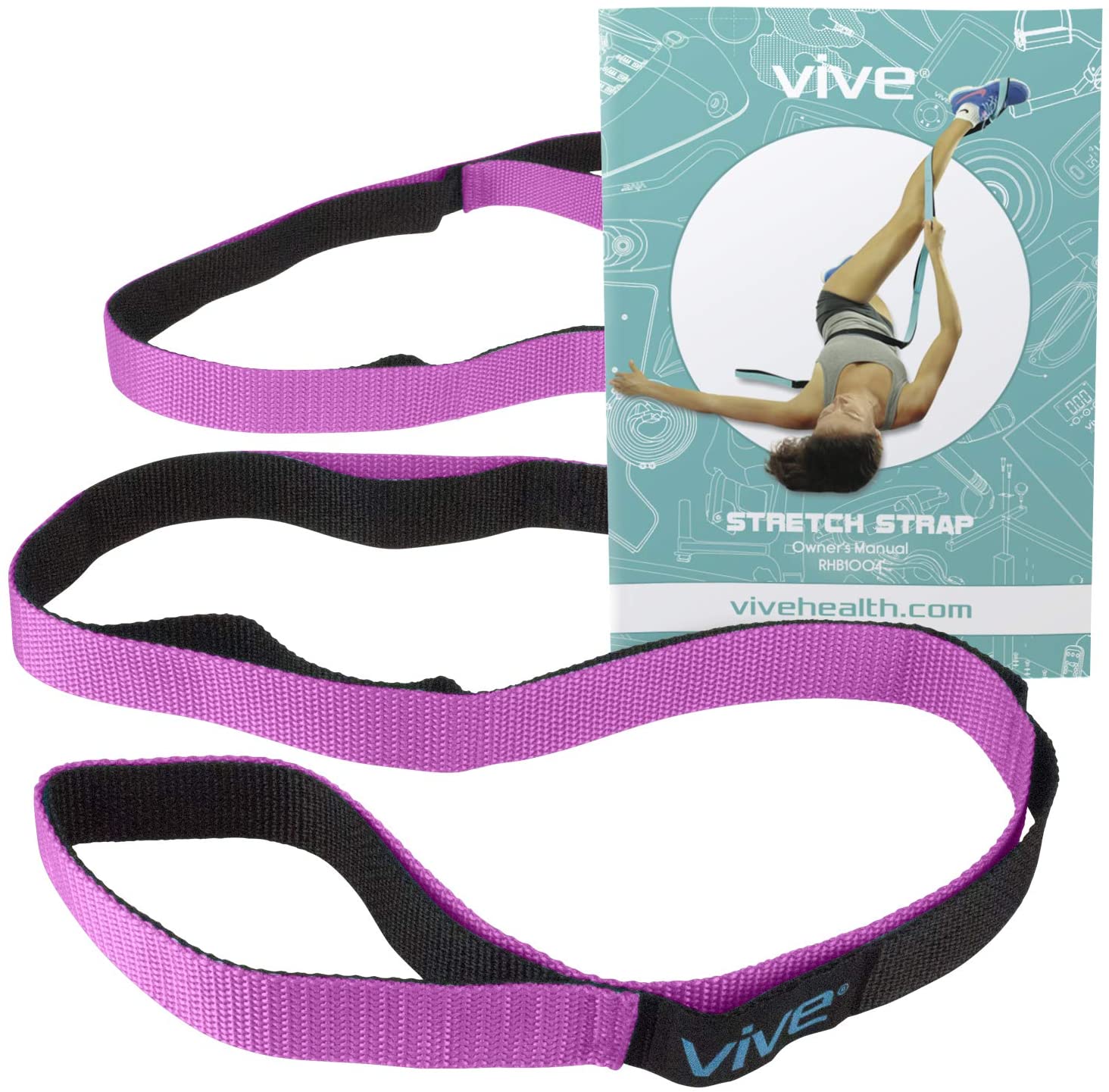 Stretch Strap Band to Improve Flexibility. Yoga Strap Exercise, Physical  Therapy