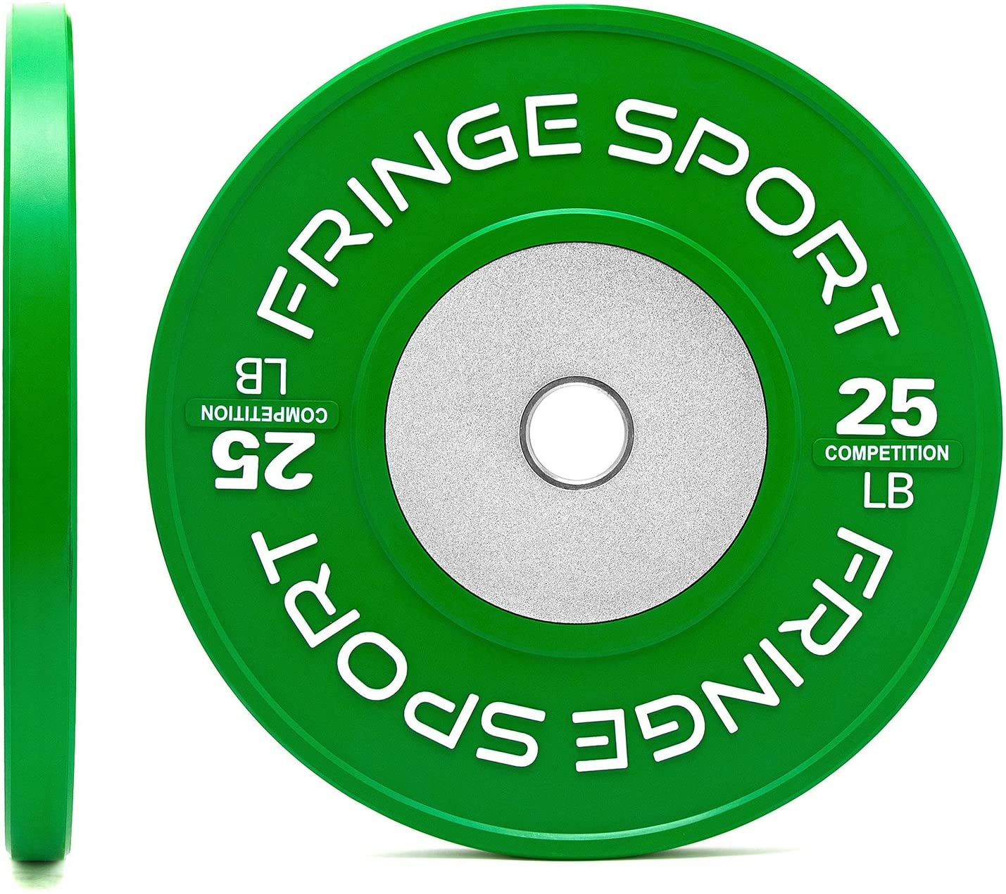 Fringe Sport Color Competition Bumper Plate Pairs in Pounds for Olympic...