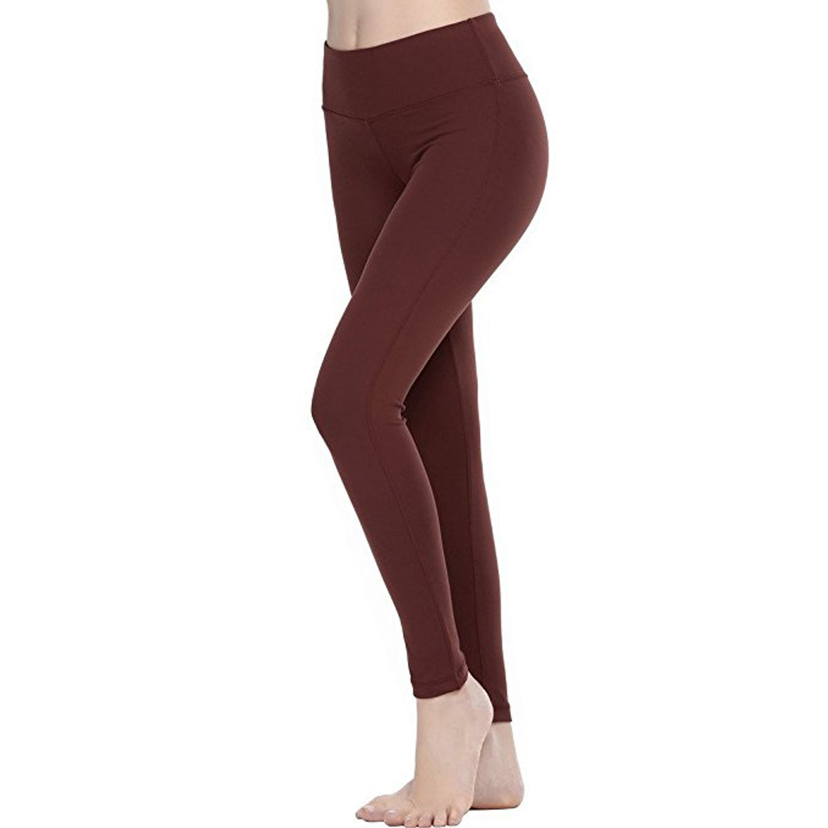 Buy Oalka Women's Yoga Capris Power Flex Running Pants Workout