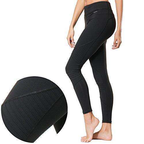Fit Compression Yoga Pants Power Stretch Workout Leggings With
