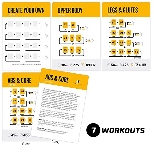 Premium Body Weight Exercise Cards