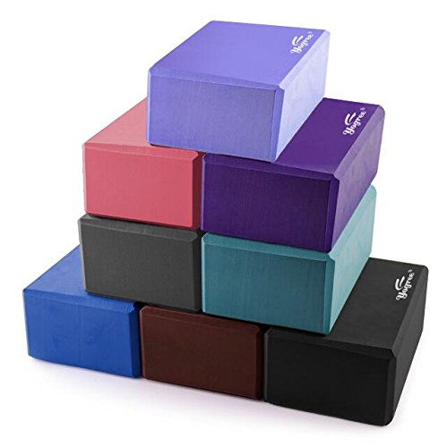 Yoga Blocks 9"x6"x4" High Density EVA Foam Brick Great for Yoga, Pilates Workout - Everyday Crosstrain