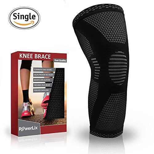 Compression Knee Sleeve - Best Knee Brace for Meniscus Tear and Quick -  Everyday Crosstrain