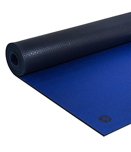 GoFit Deluxe Pilates and Yoga Mat - Blue (12mm)