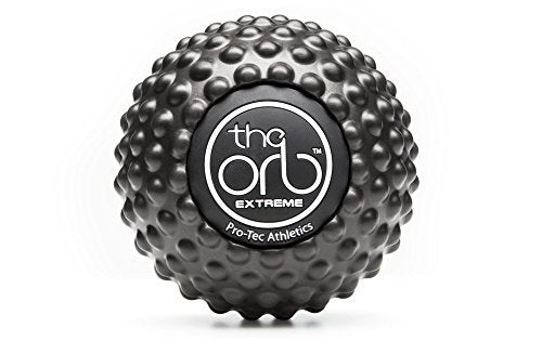 The Orb Extreme Deep Tissue Massage Ball 4.5" Black. Provides Aggressive Massage - Everyday Crosstrain