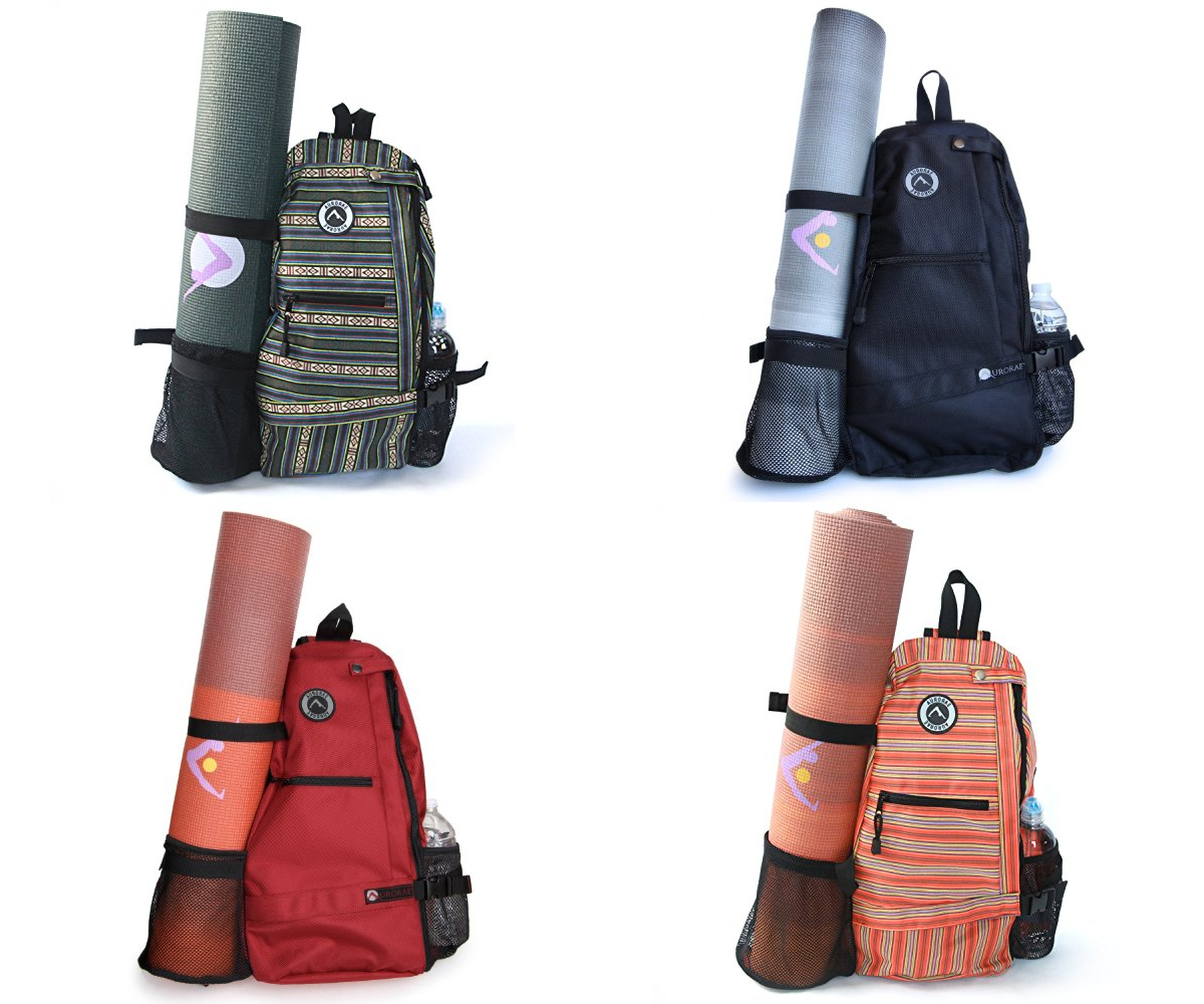 Aurorae Yoga Multi Purpose Cross-body Sling Back Pack Bag. Mat sold separately. - Everyday Crosstrain