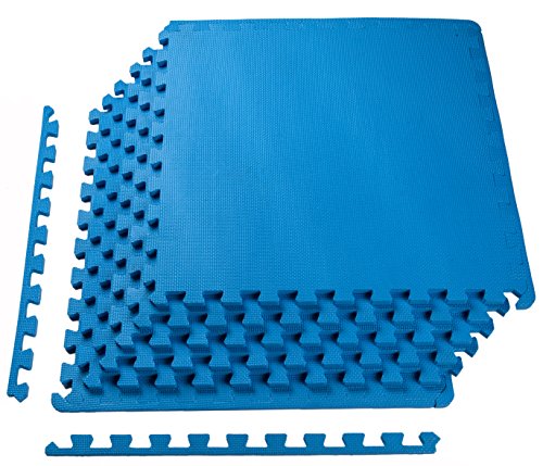 1/2 Inch SUPER EXTRA Thick EVA Foam Mat with Interlocking Tiles 144 Sq