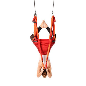 Orange Yoga Trapeze - Yoga Swing / Sling / Inversion Tool For Deep Cor -  Everyday Crosstrain