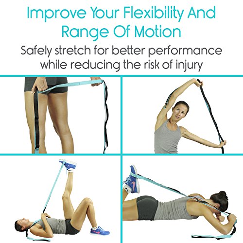 Stretch Strap Band to Improve Flexibility. Yoga Strap Exercise, Physic -  Everyday Crosstrain