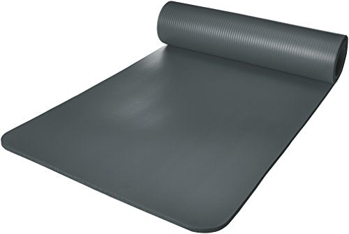 Basics 1/2-Inch Extra Thick Exercise Yoga Mat Black Yoga Mat