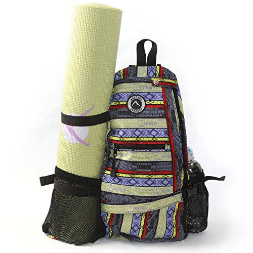 Snow Color Aurorae Yoga Multi Purpose Backpack, Model 2.0. Mat